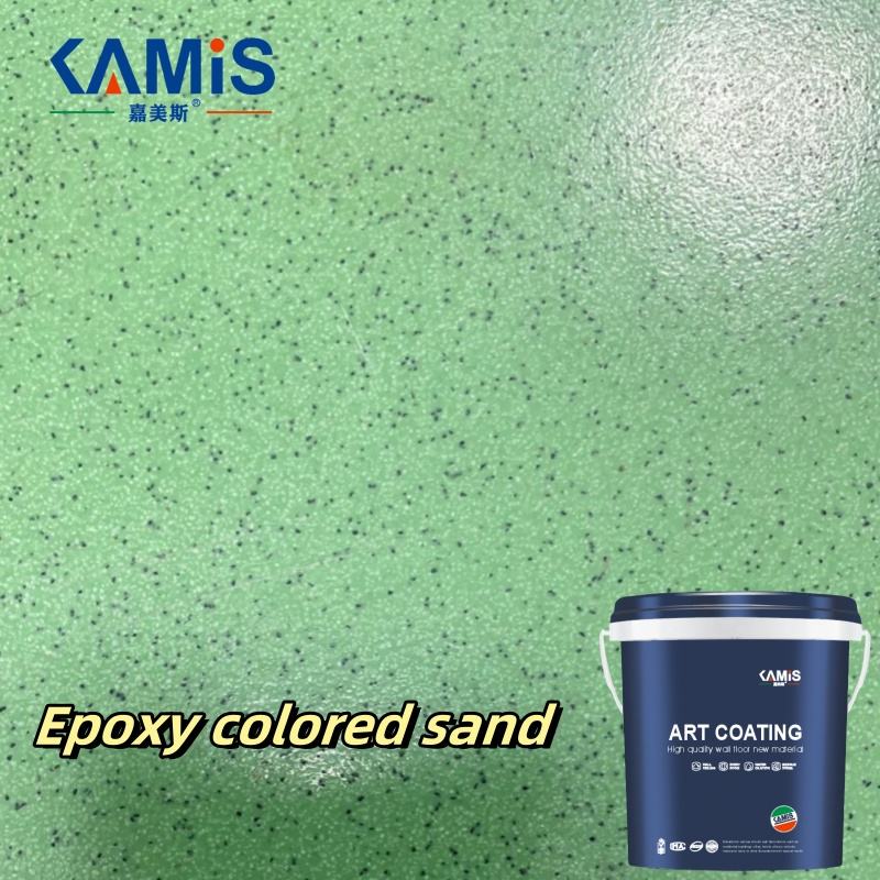Epoxy Colored Sand Floor Paint, Wear-re